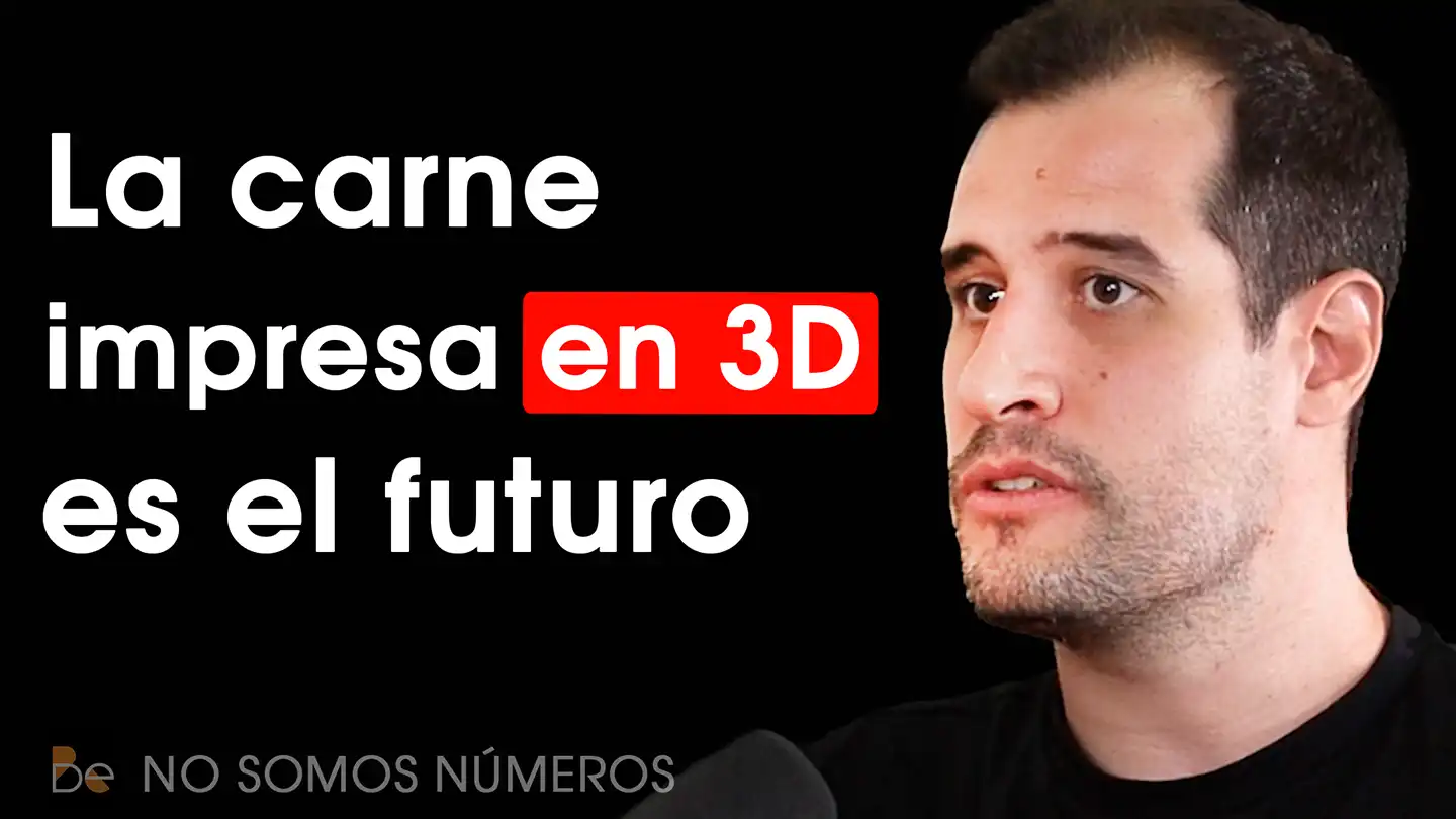 La carne impresa en 3D es el futuro, Giuseppe Scionti
